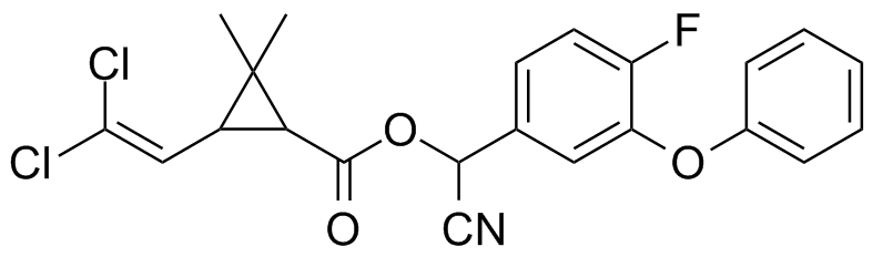 乙腈中氟氯氰菊酯溶液，100μg/mL